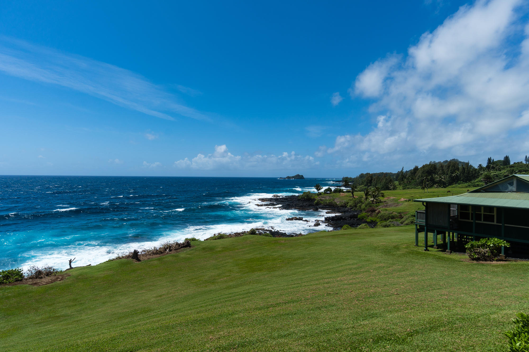 The grounds and oceanfront at Travaasa Hana, Maui