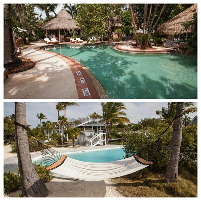 Top: Little Palm Island Resort & Spa; Bottom: Casa Morada