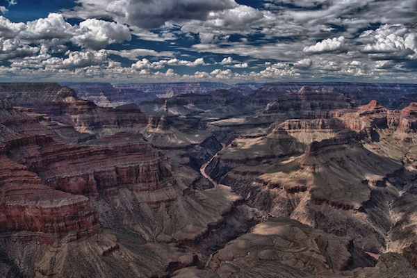 O rio Colorado da borda sul do Grand Canyon (Foto cortesia de Todd Shoemake )