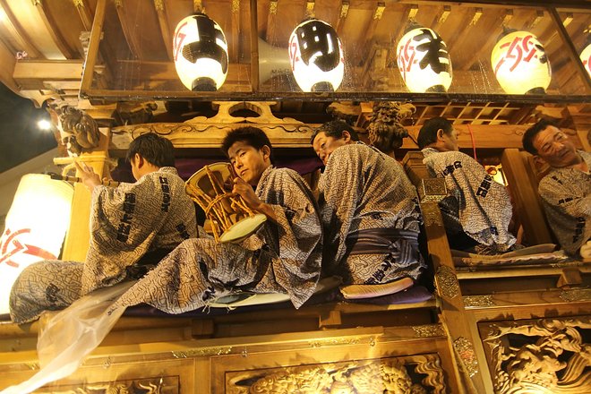 Narita prende vita per il Gion Festival; Foto per gentile concessione di sodai gomi .