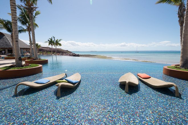 La piscine à débordement Beach Club du CostaBaja Resort & Spa, La Paz / Oyster