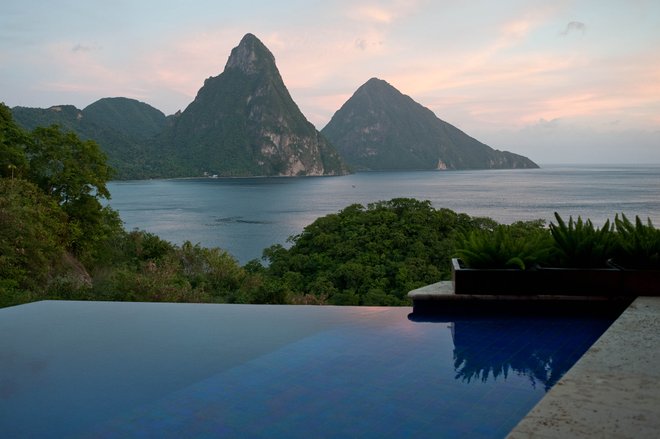 Jade Mountain Resort view