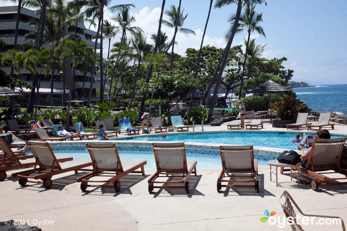 The pool at the Royal Kona Resort; Big Island, HI
