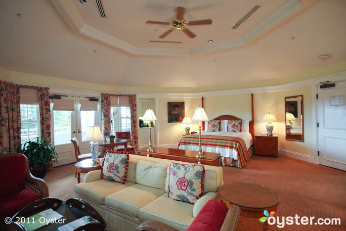 A suite at Four Seasons Lanai, The Lodge at Koele; Big Island, HI