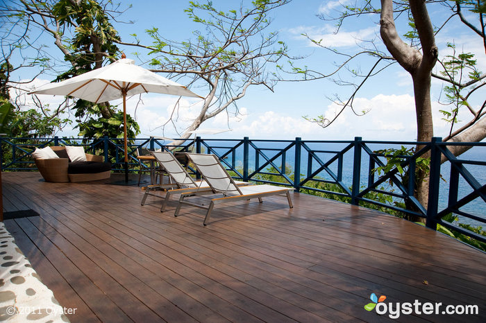 Balcony at The Drum and Bass Suite at the Geejam; Port Antonio, Jamaica