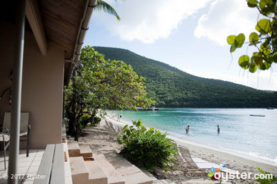 Blick von einem Zimmer am Strand in Caneel Bay, A Rosewood Resort - St. John