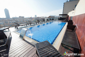 Pool at the H10 Marina Barcelona Hotel