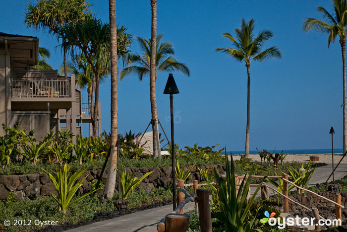 Pathway to the Beach at the Four Seasons Hualalai