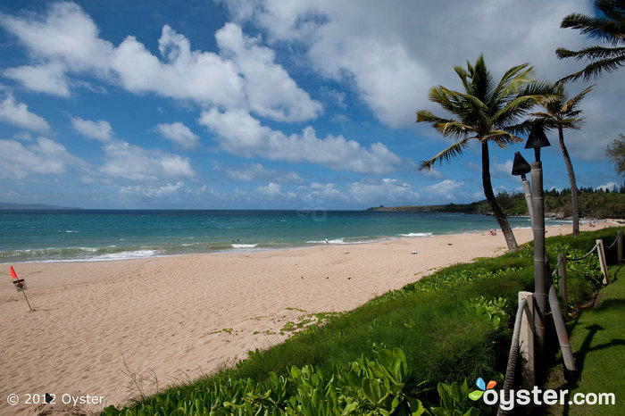 This idyllic strip of sand is the perfect place to exchange vows.