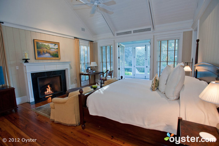 The luxurious cottages are perfect for a honeymoon.