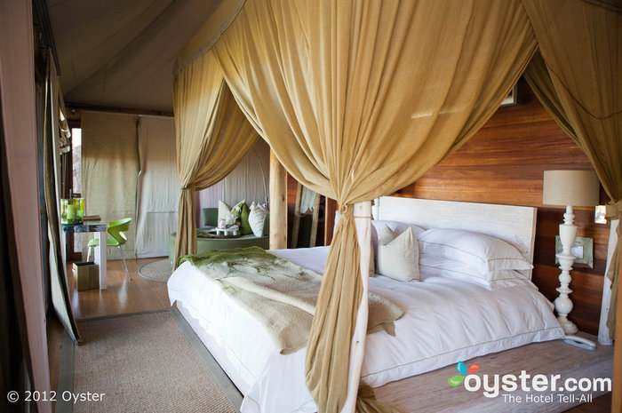 Les lits luxueux seront difficiles à séparer pendant votre séjour.