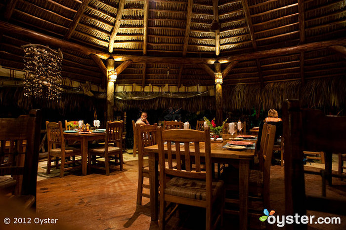 Natura Restaurant, one of the reception options, features delicious, local dishes.
