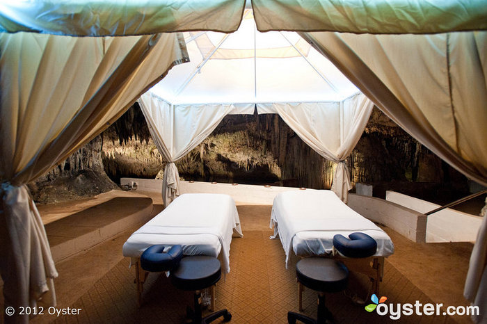 The best way to do just that? A pre-wedding couple's massage in the caves will soothe the mind and the muscles before the big day.
