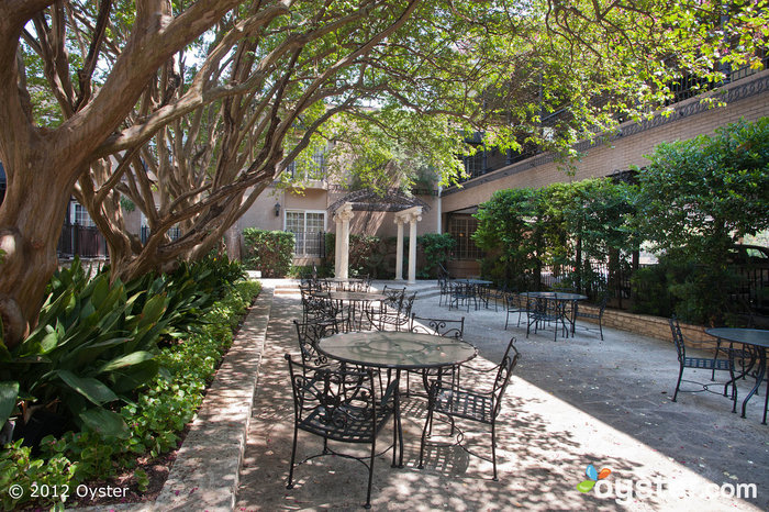 The central courtyard is another popular reception site. Can't you just picture a twilit wedding here?