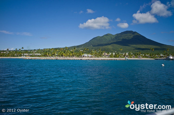 The remote island of Nevis is a gorgeous honeymoon locale.