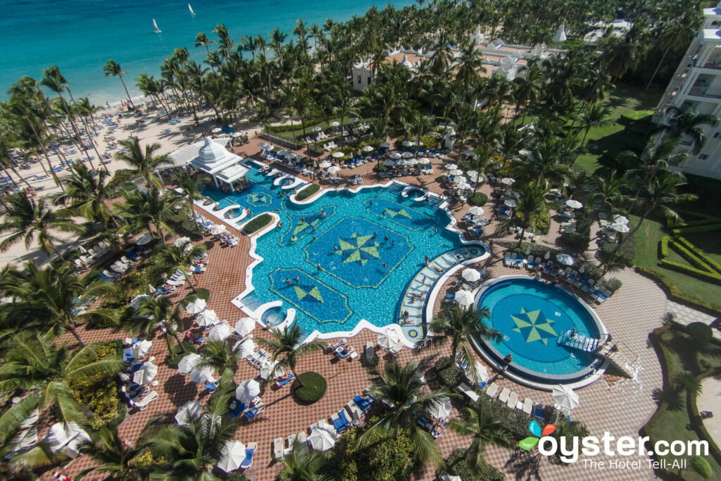 Aerial View of the Riu Palace Punta Cana