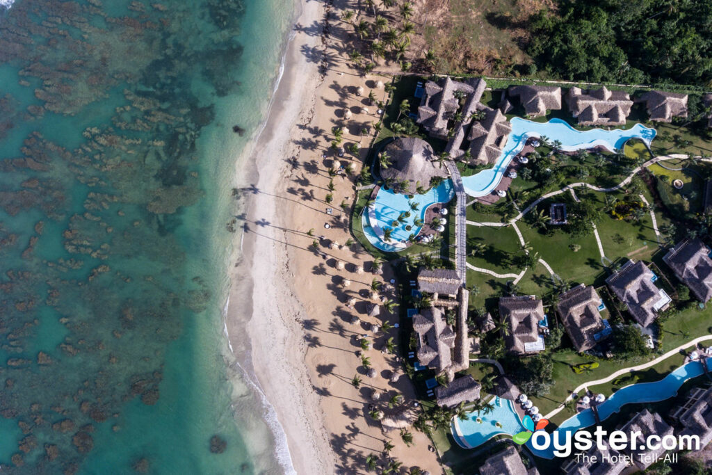 Veduta aerea di Zoetry Agua Punta Cana