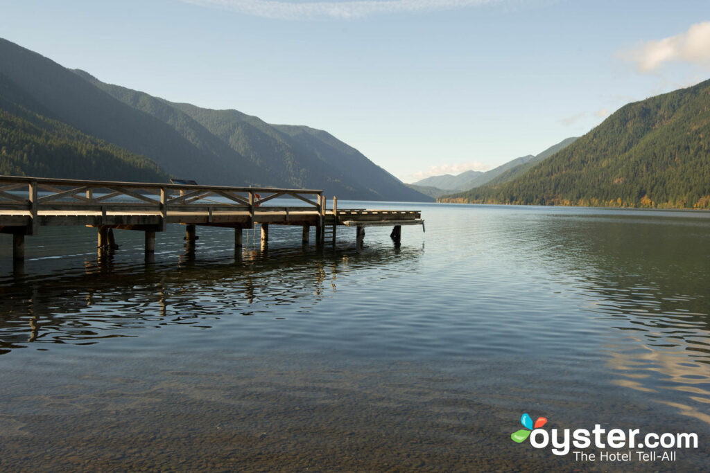 Beach at Lake Crescent Lodge, Parco nazionale di Olympic