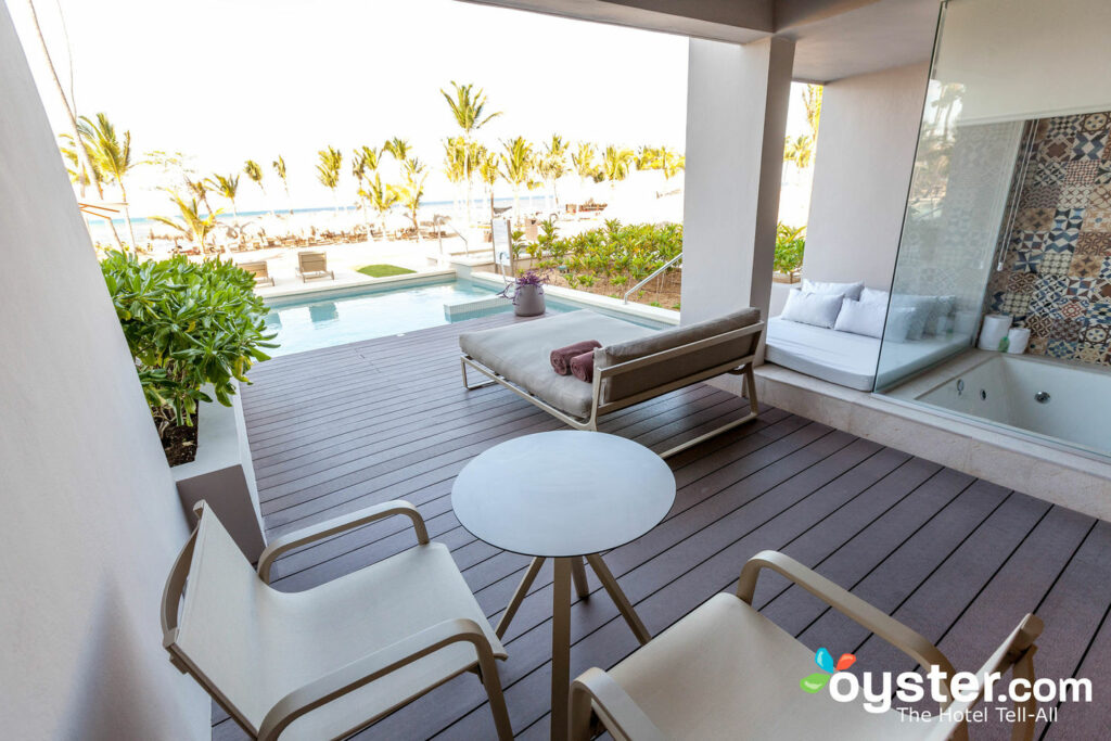 Beachfront Honeymoon Suite at Excellence El Carmen/Oyster