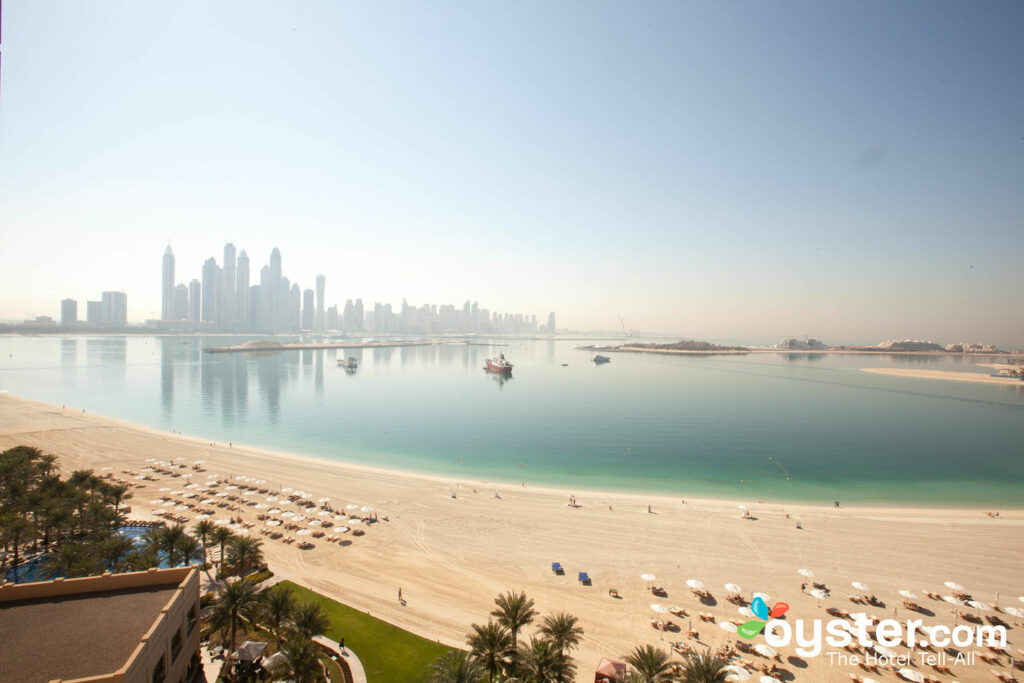 Blick von der Fairmont Gold Lounge im Fairmont The Palm, Dubai