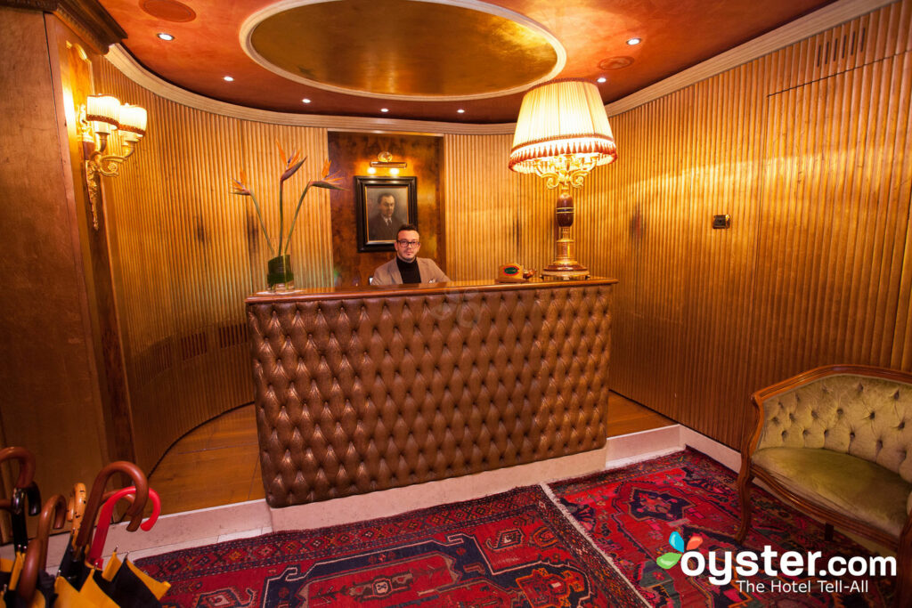 The Front Desk at Al Ponte Antico, Venice