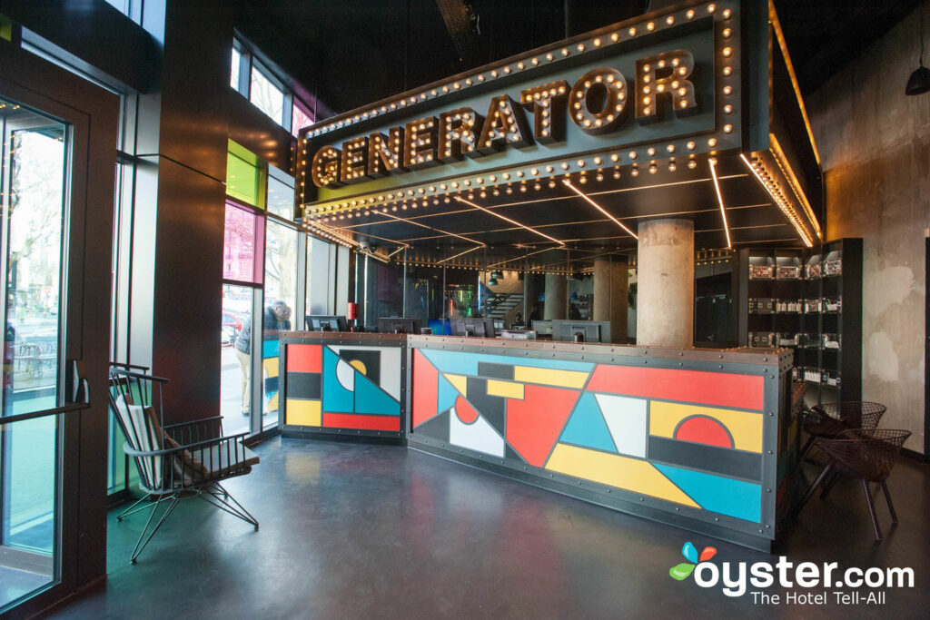 It's a theater of pure design at the Generator Paris.