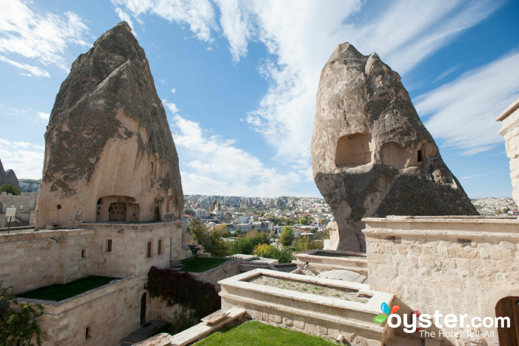 Blick von den anatolischen Häusern.