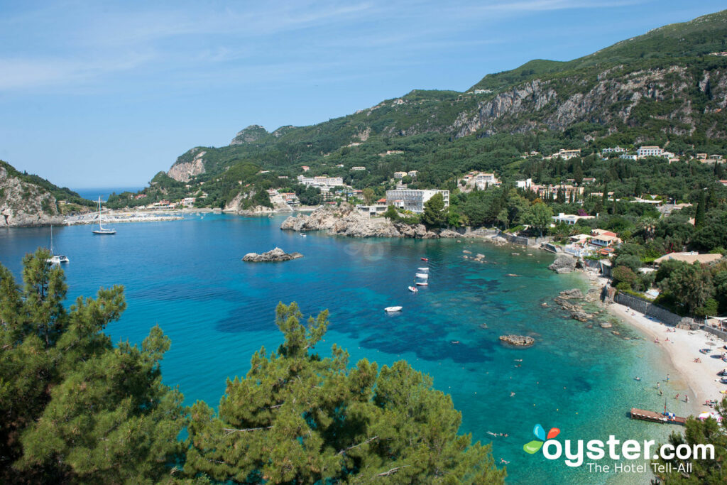 Vista desde el Akrotiri Beach Hotel , Paleokastritsa