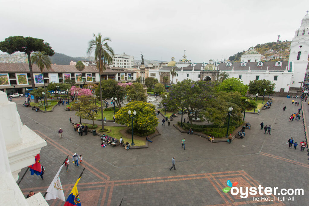 La Plaza View all'Hotel Plaza Grande, Quito / Oyster