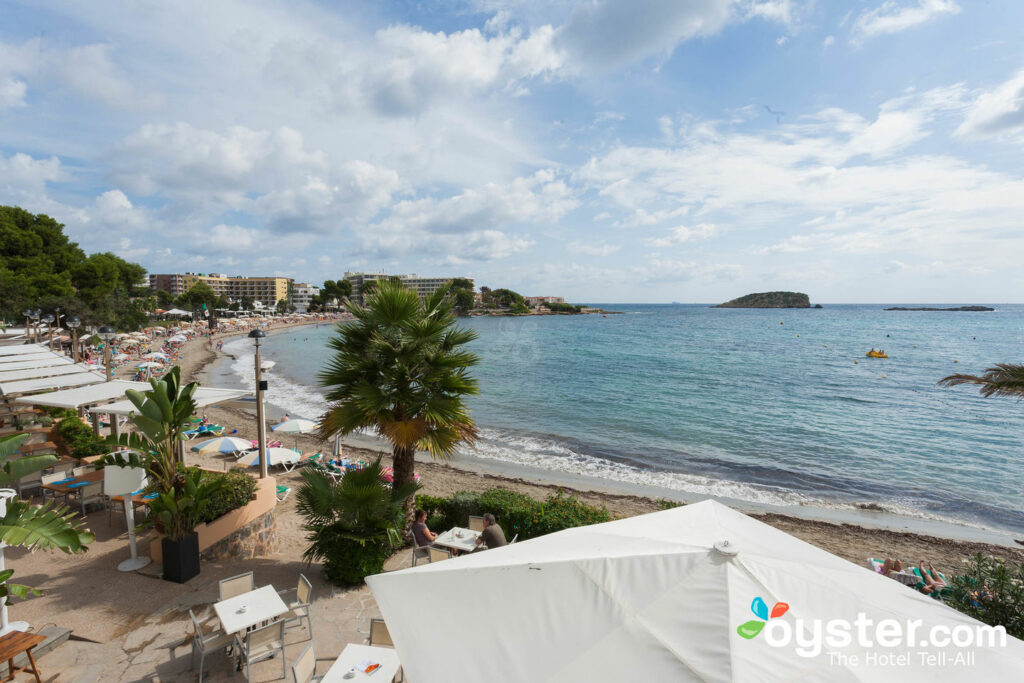 View from Es Cana Playa Apartments, Es Canar/Oyster