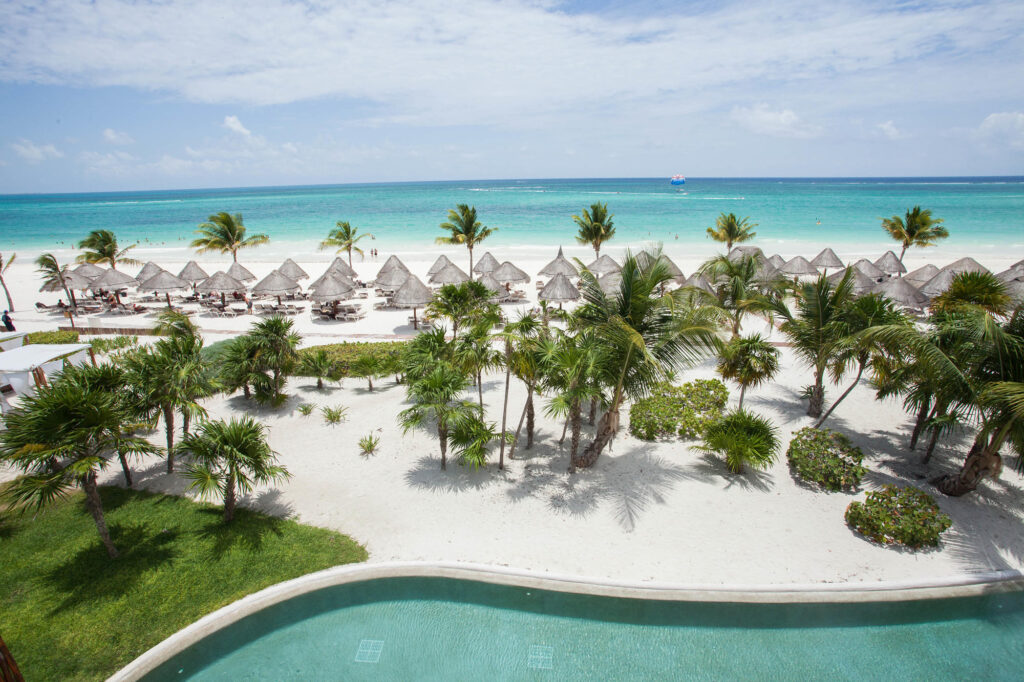 View from The Honeymoon Suite at the Secrets Maroma Beach Riviera Cancun