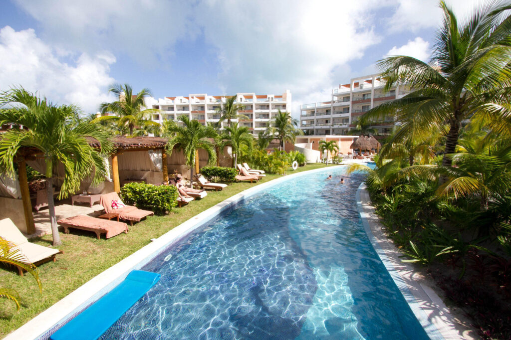 The Lazy River Pool at the Excellence Playa Mujeres
