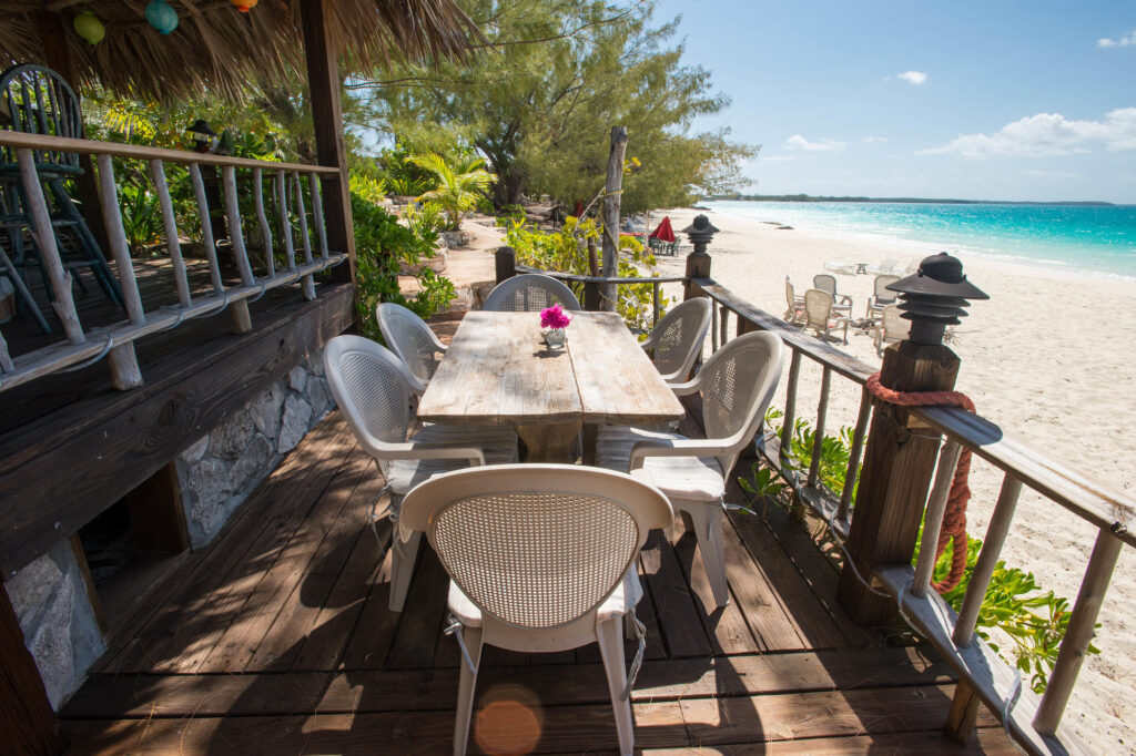 Beach Bar at the Pigeon Cay Beach Club