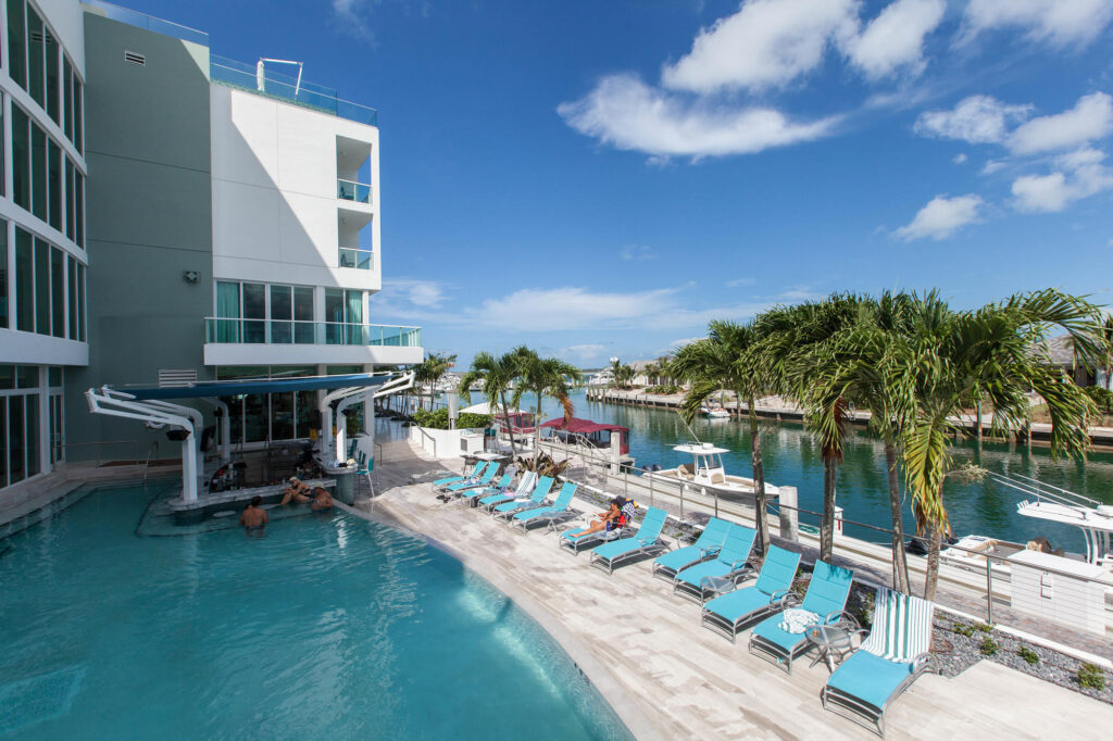 The Lazy River Pool at the Hilton At Resorts World Bimini