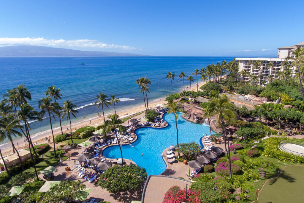 Aerial Photography at the Hyatt Regency Maui Resort And Spa