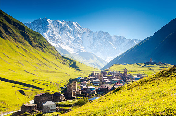 Crédito da foto: Upper Svaneti, Geórgia, Europa via Shutterstock