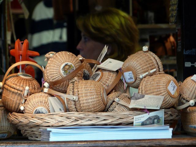 Nantucket Lightship Baskets; Photo Credit: Henry Zbyszynski via Flickr