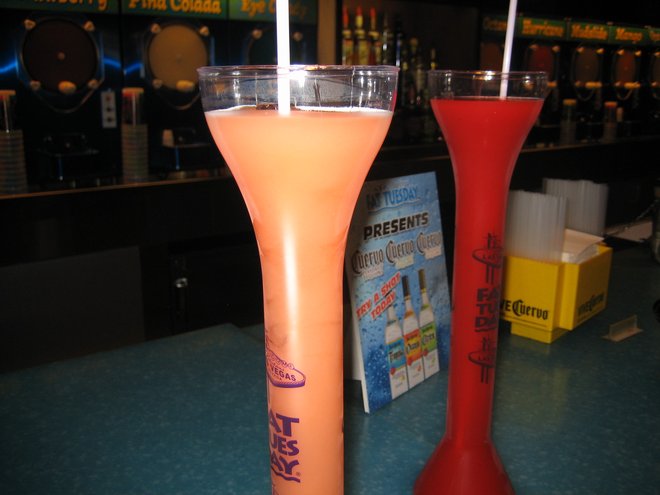Yard-long drinks in Vegas; courtesy of David Nestor, Flickr