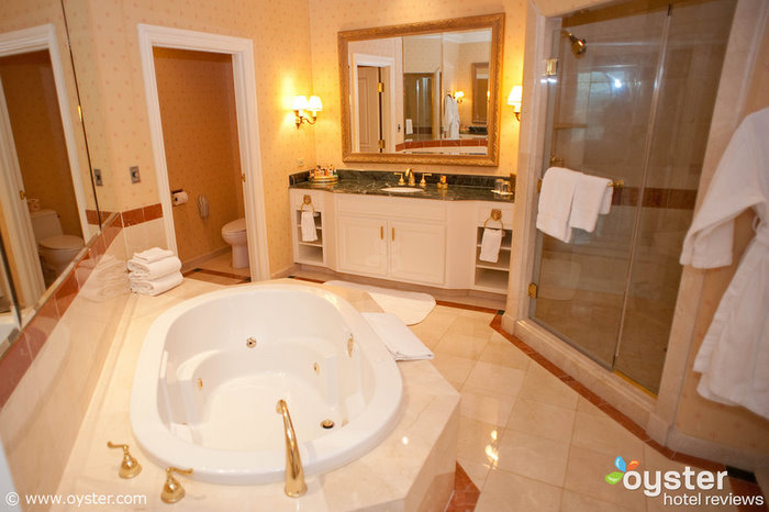 Banheiro da suíte Prima no Venetian Resort Hotel & Casino