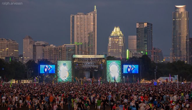 Austin City Limits Music Festival; Foto per gentile concessione di Ralph Arvesen via Flickr