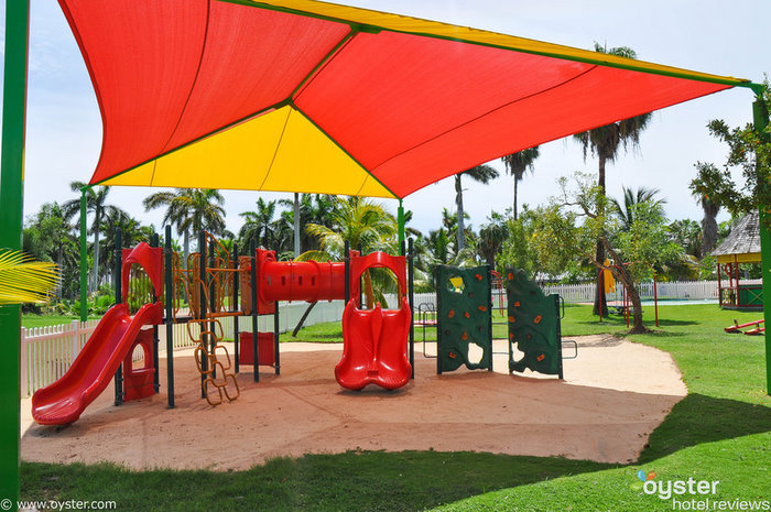 Half Moon's playground is one of the resort's many family features.