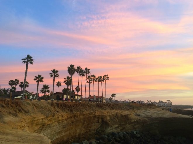 Sunset Cliffs Natural Park in San Diego