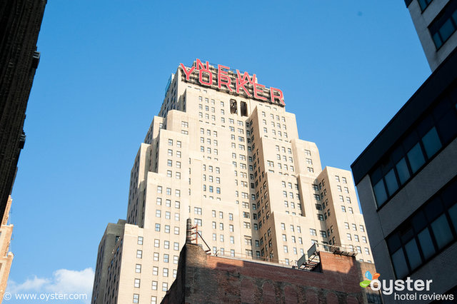 The New Yorker Hotel, an Art Deco landmark