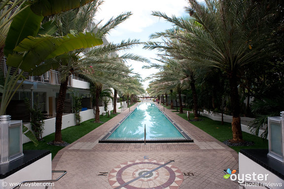 The National has the longest, sleekest pool in Miami.
