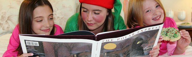 Bedtime stories with an elf. Photo credit: Old Edwards Inn and Spa