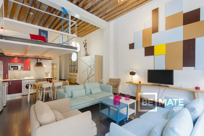 Un apartamento en Madrid ofrecido por BeMate.com; Foto: BeMate.com