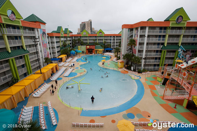 Parque aquático no Nickelodeon Suites Resort