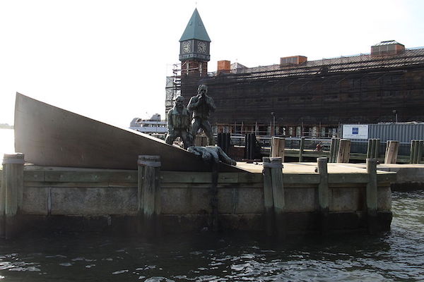 The American Merchant Mariners' Memorial (Photo Courtesy Of: Wikimedia Commons)