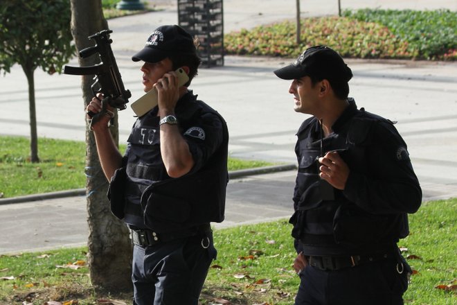 Police officers in Istanbul; Flickr/Niels van Reijmersdal