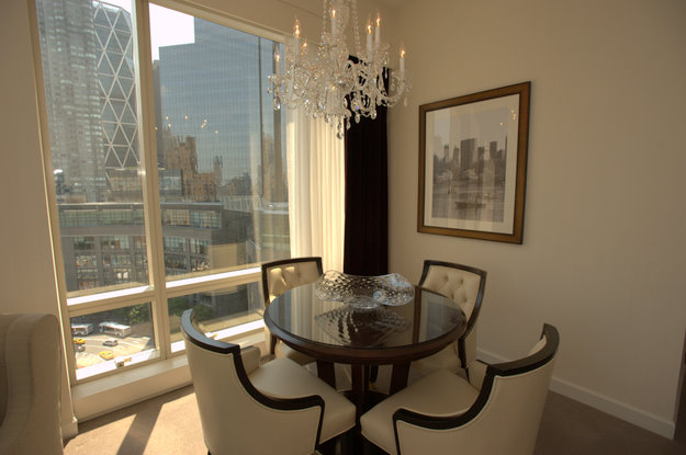 Dining area in the Two-Bedroom Park-View Suite